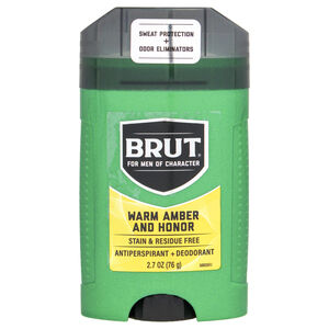 Brut Warm Amber and Honor Antiperspirant Deodorant For Men 2.7 oz Deodorant
